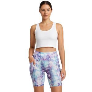 NEW Ideology X-Small Tie Dyed Shorts Performance UPF 50+ Side Pockets Activewear
